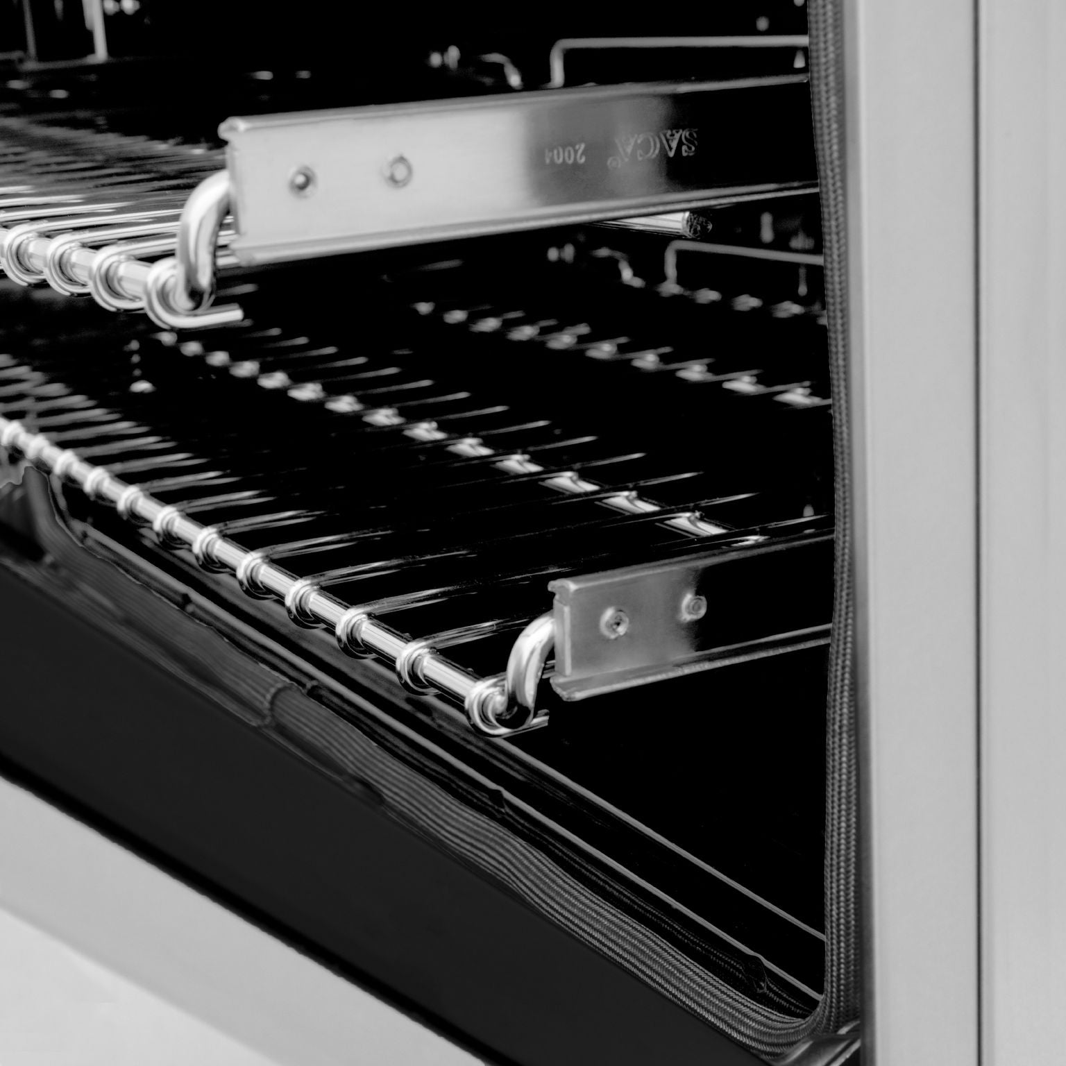 ZLINE Autograph Edition 30-Inch Dual Fuel Range, 4.0 cu. ft. Electric Convection Oven, Stainless Steel with Bronze Accents (RAZ-30-CB)