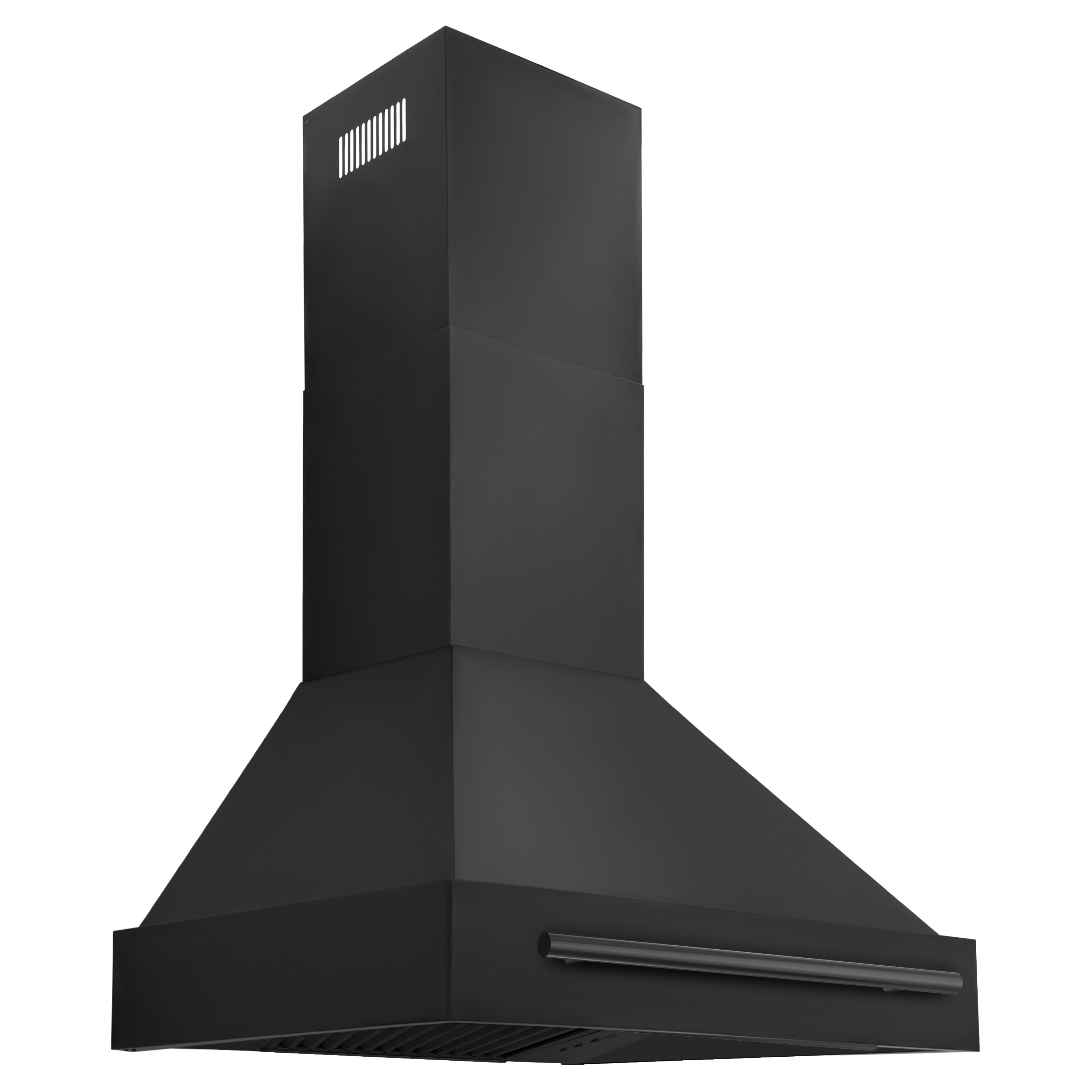 ZLINE 30 in. Range Hood Black Stainless Steel with Black Stainless Steel Handle (BS655-30-BS)