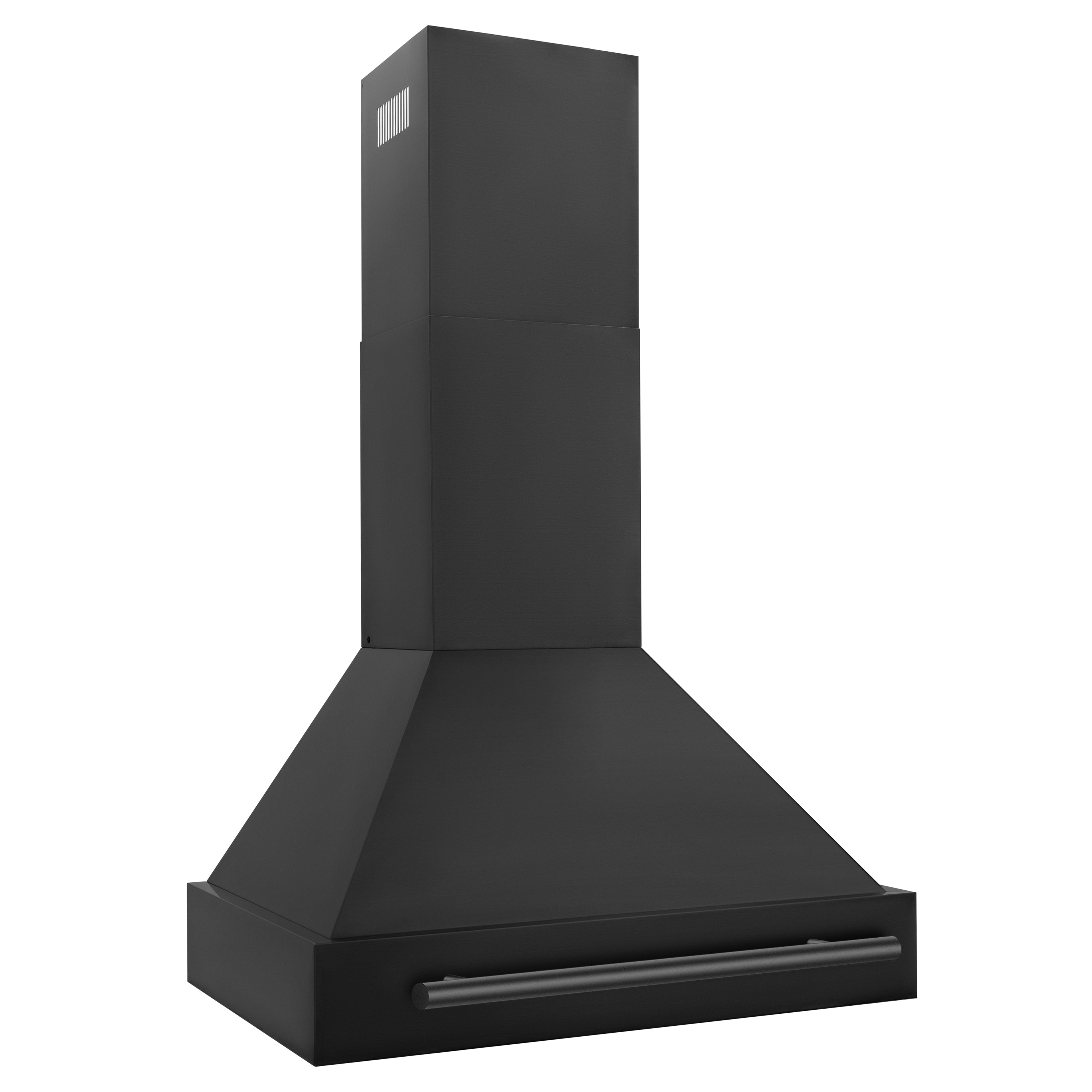 ZLINE 30 in. Range Hood Black Stainless Steel with Black Stainless Steel Handle (BS655-30-BS)