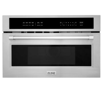 ZLINE 30 in. Built-in Convection Microwave Oven in Stainless Steel with Speed and Sensor Cooking, MWO-30