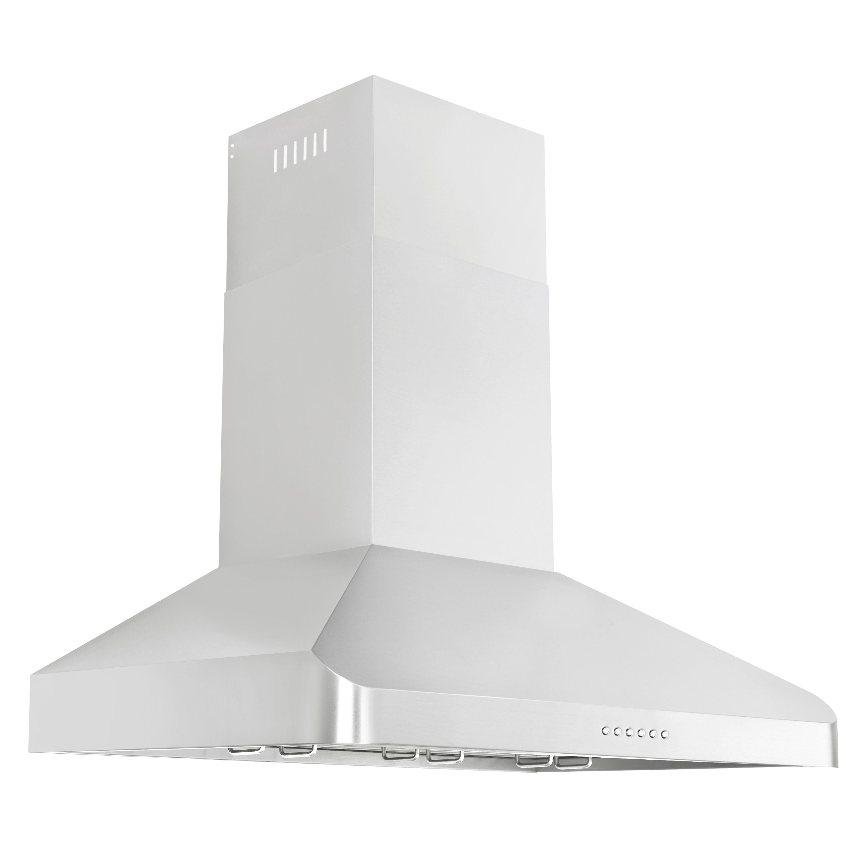 ZLINE 36 in. Wall Mount Range Hood Ducted Stainless Steel 400 CFM LED Lighting (ALP100WL-36)