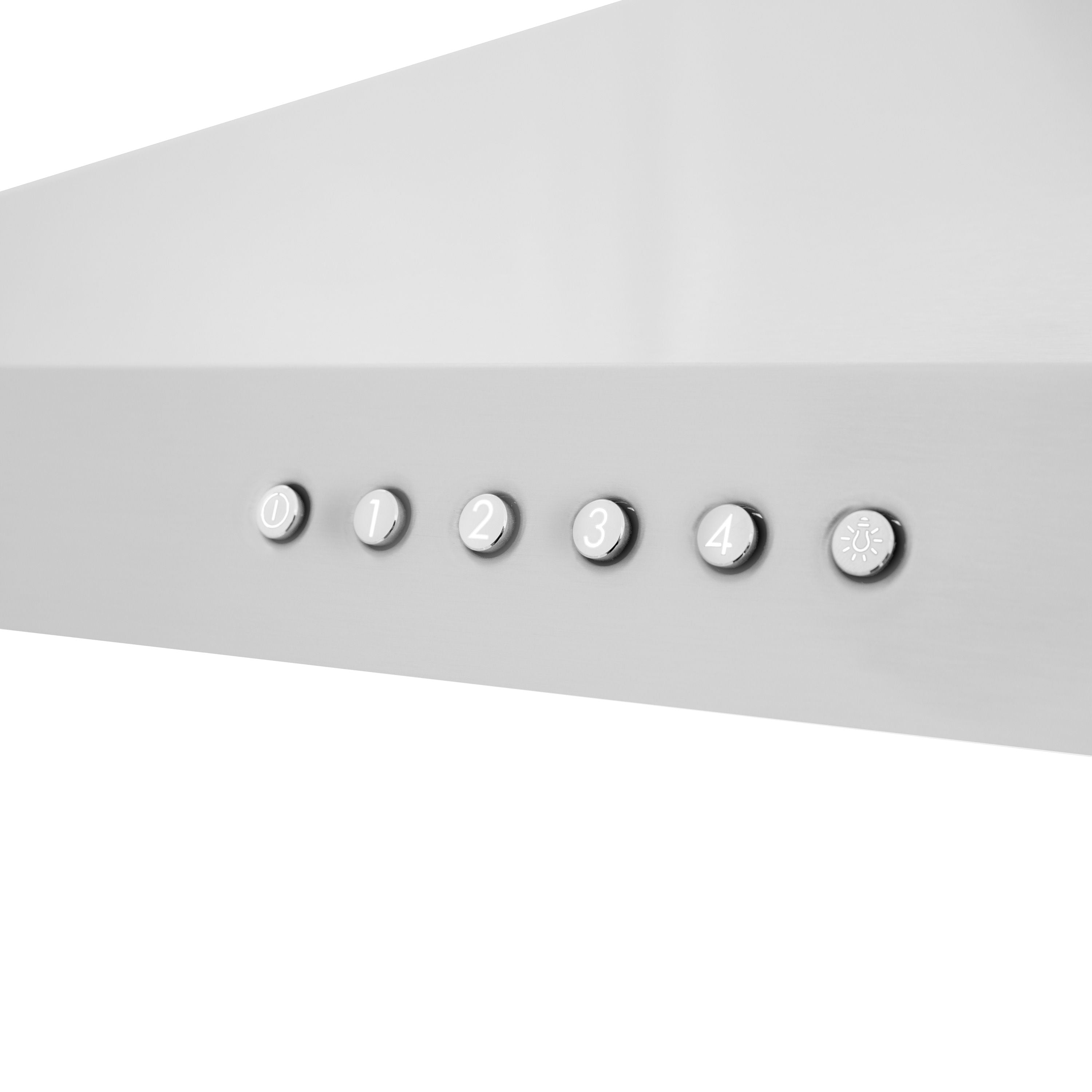 ZLINE 36 in. Wall Mount Range Hood Ducted Stainless Steel 400 CFM LED Lighting (ALP100WL-36)