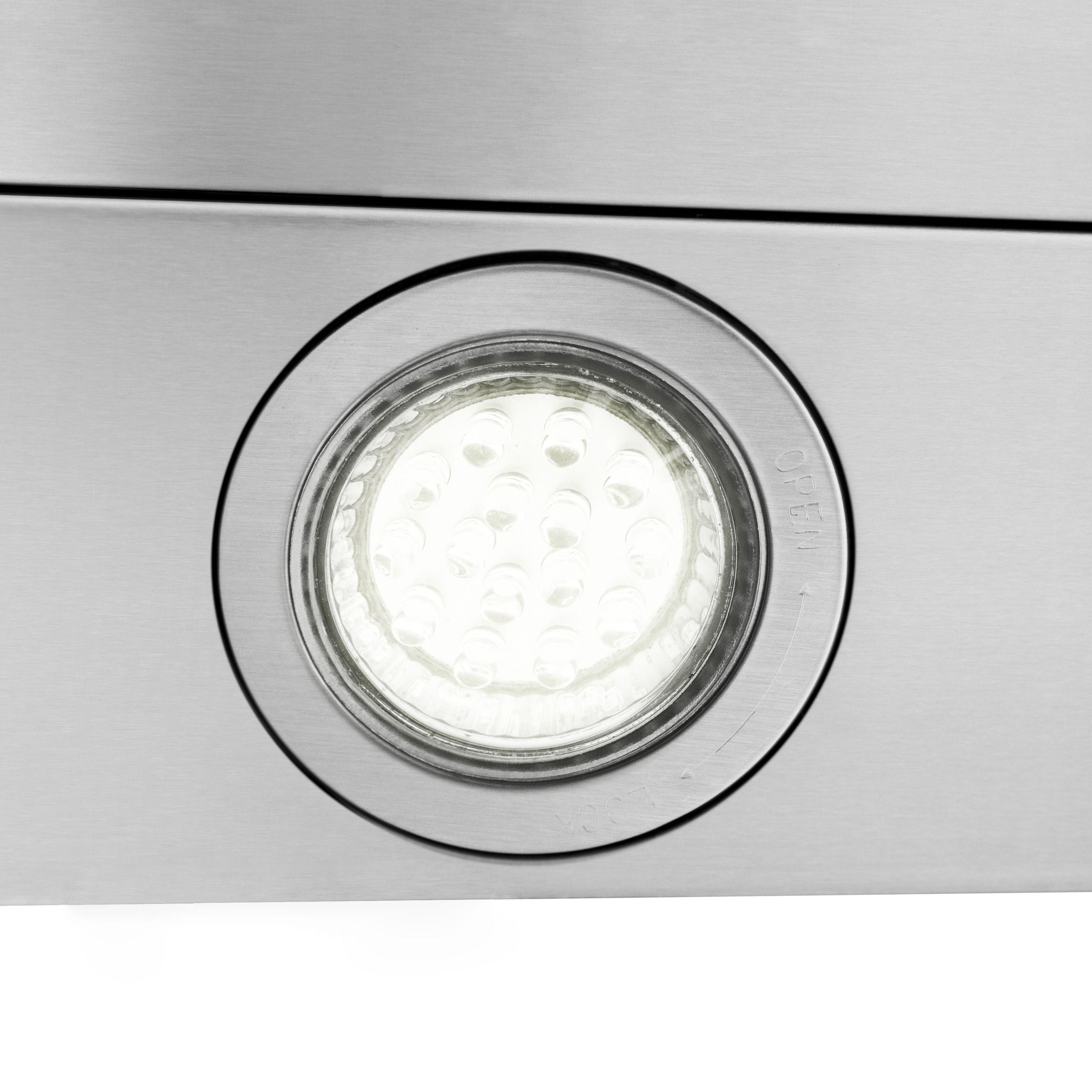 ZLINE 36 in. Wall Mount Range Hood Ducted Stainless Steel 400 CFM LED Lighting (ALP100WL-36)