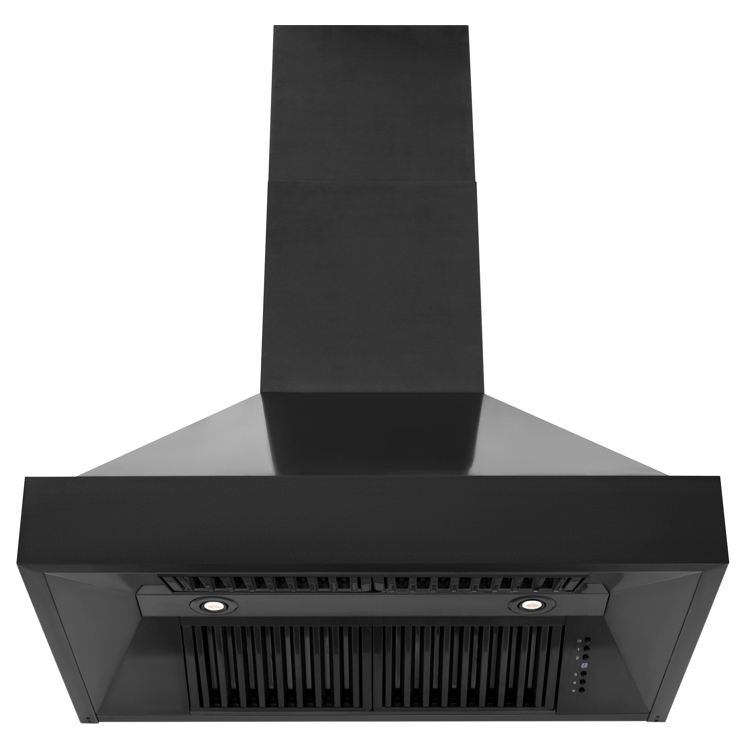 ZLINE 36 in Wall Mount Range Hood 700 CFM Black Stainless Steel (BS655N-36)