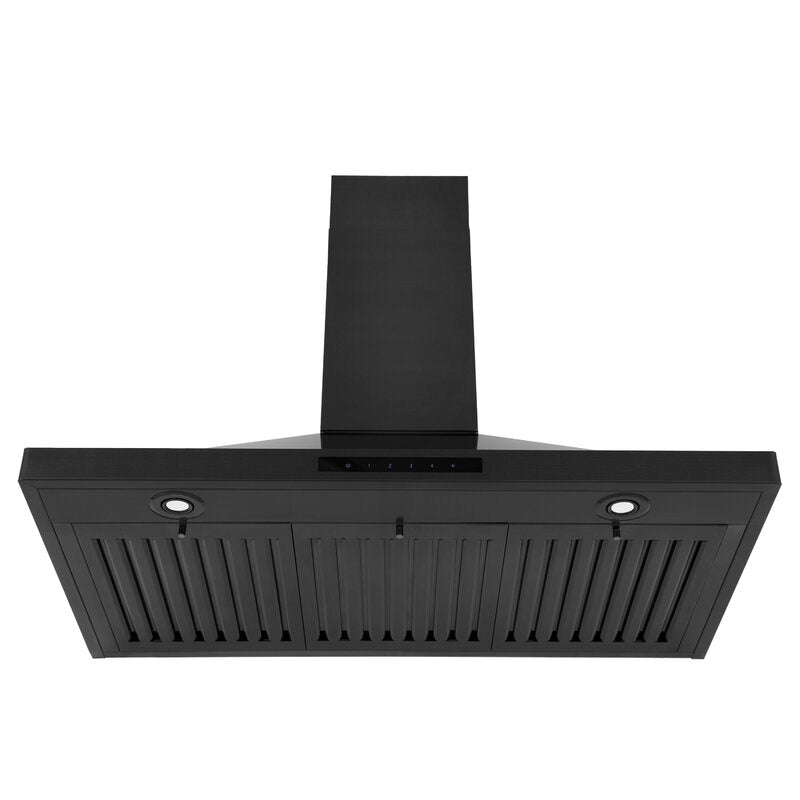 ZLINE 36 in Wall Mount Range Hood Convertible Black Stainless Steel 400 CFM (BSKBN-36)