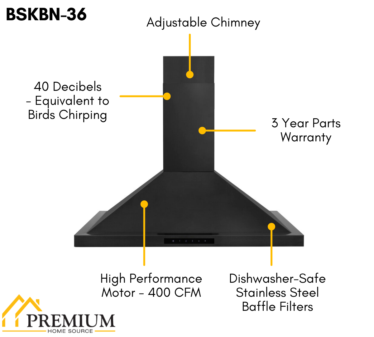 ZLINE Appliance Package - 36 In. Dual Fuel Range, Range Hood, Dishwasher in Black Stainless Steel, 3KP-RABRH36-DWV