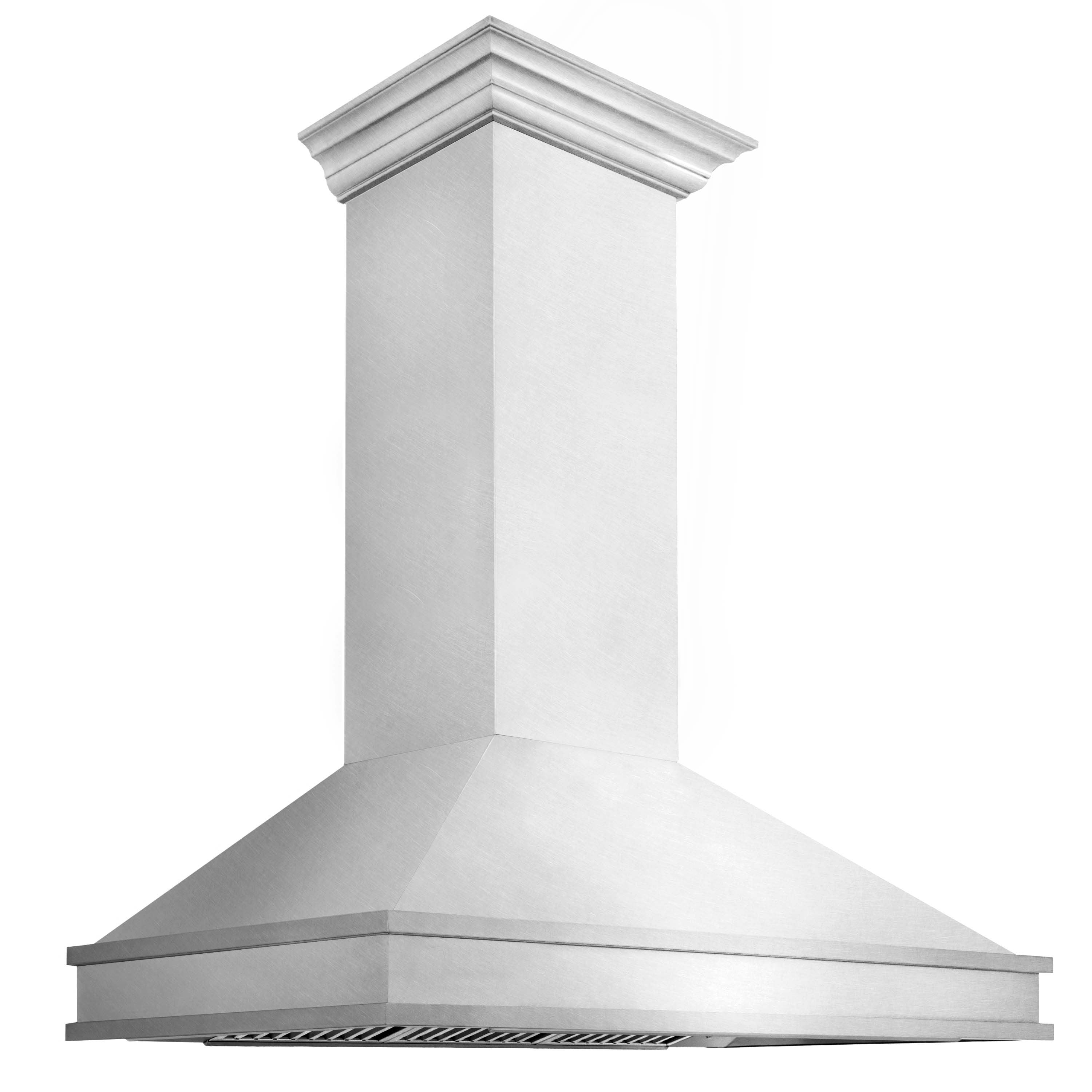 ZLINE 48 in. Wall Mount Range Hood – Satin Stainless Steel – 8656S-48
