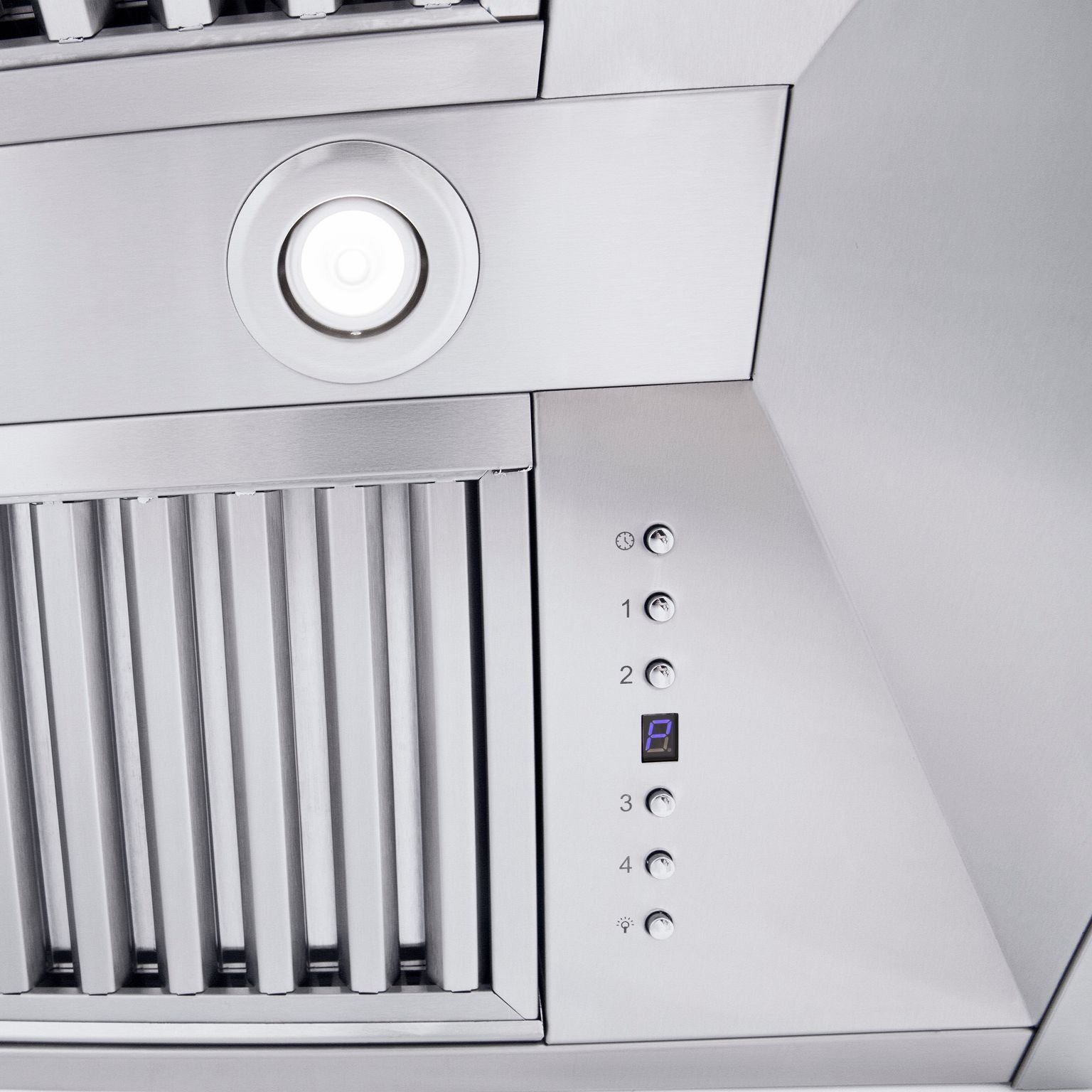 ZLINE 60 in. Wall Mount Range Hood Convertible Stainless Steel Crown Molding 597CRN-60
