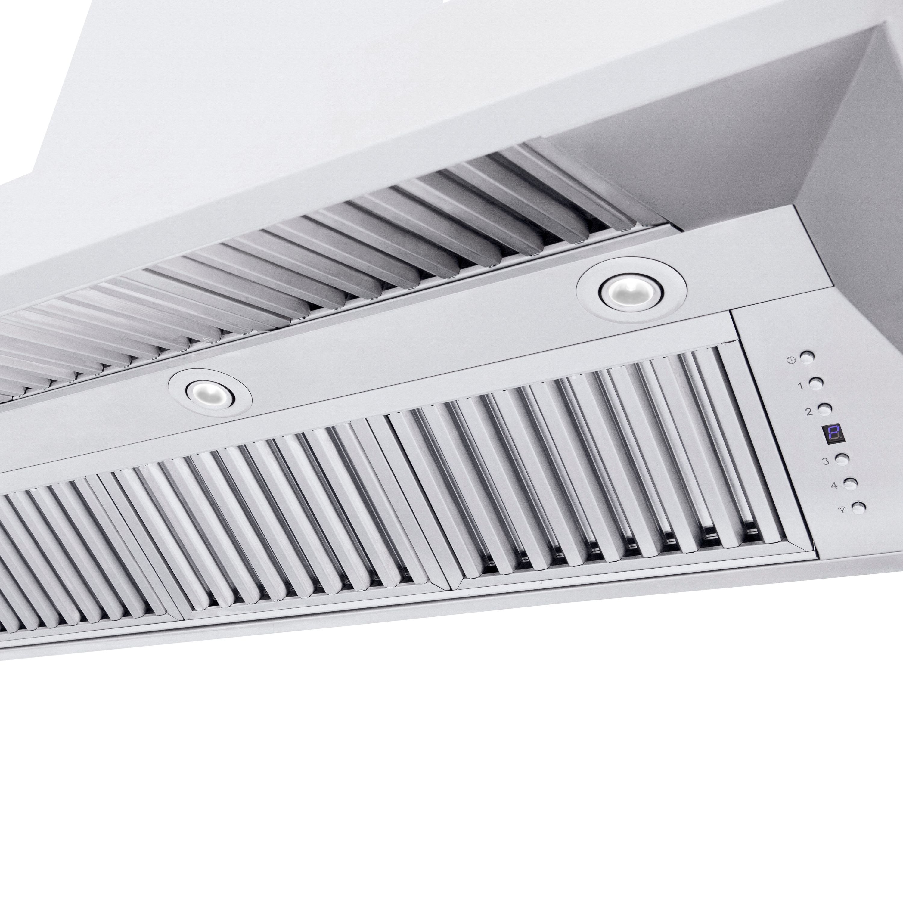 ZLINE 60 in. Wall Mount Range Hood Convertible Stainless Steel Crown Molding 597CRN-60