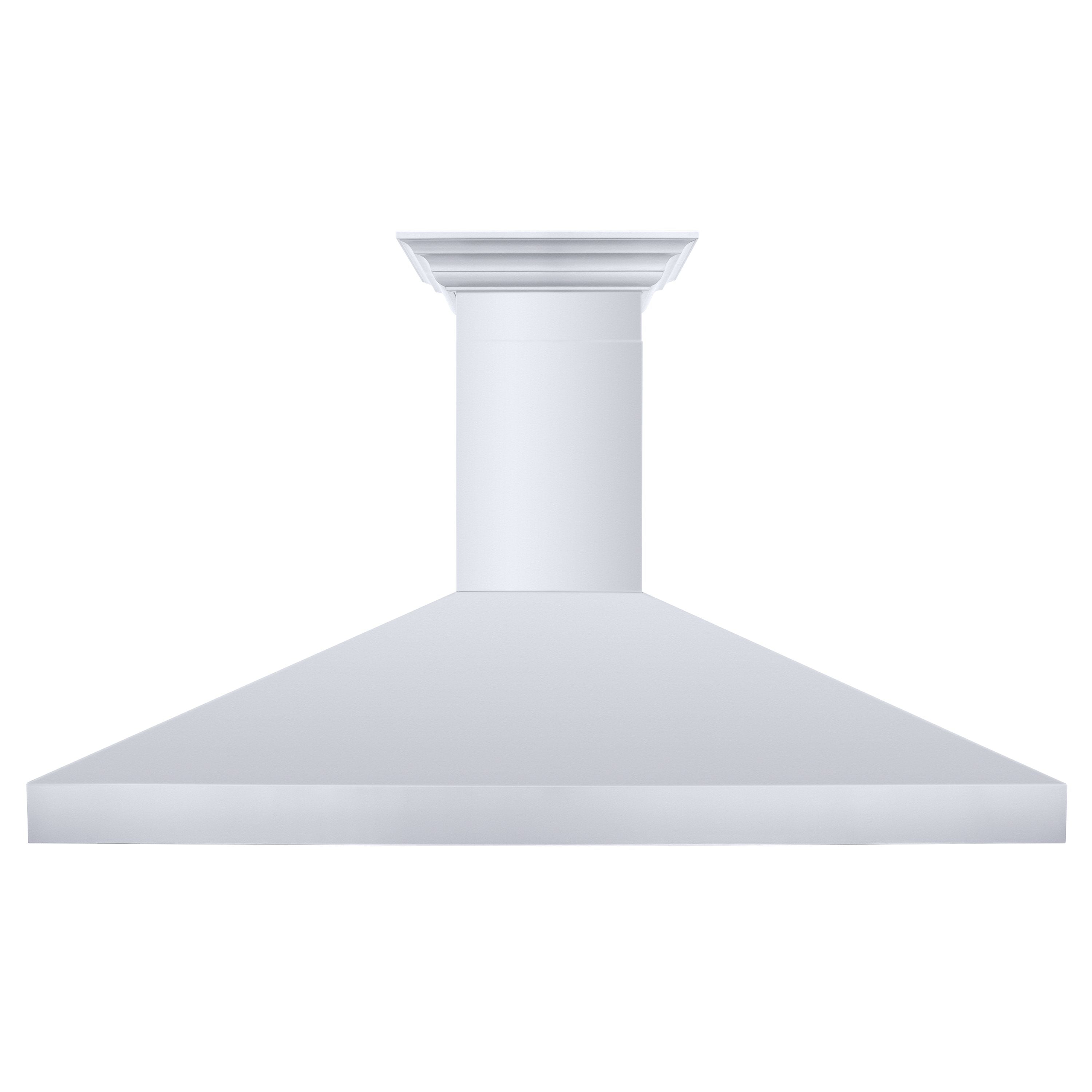 ZLINE 60 in. Wall Mount Range Hood Convertible Stainless Steel Crown Molding 597CRN-60