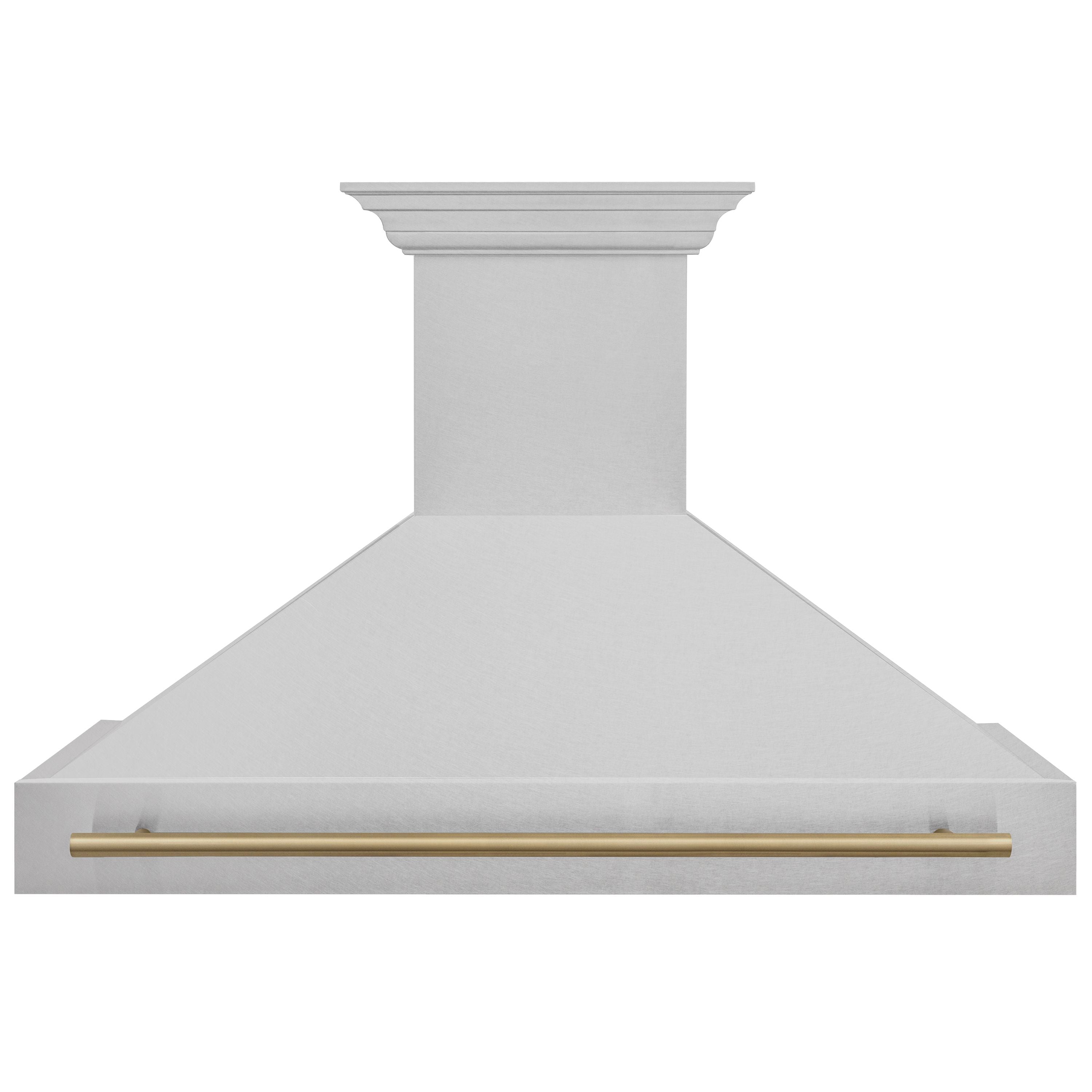 ZLINE Autograph Package - 48 In. Dual Fuel Range and Range Hood in Satin Stainless Steel with Champagne Bronze Accents, 2AKPR-RASRH48-CB