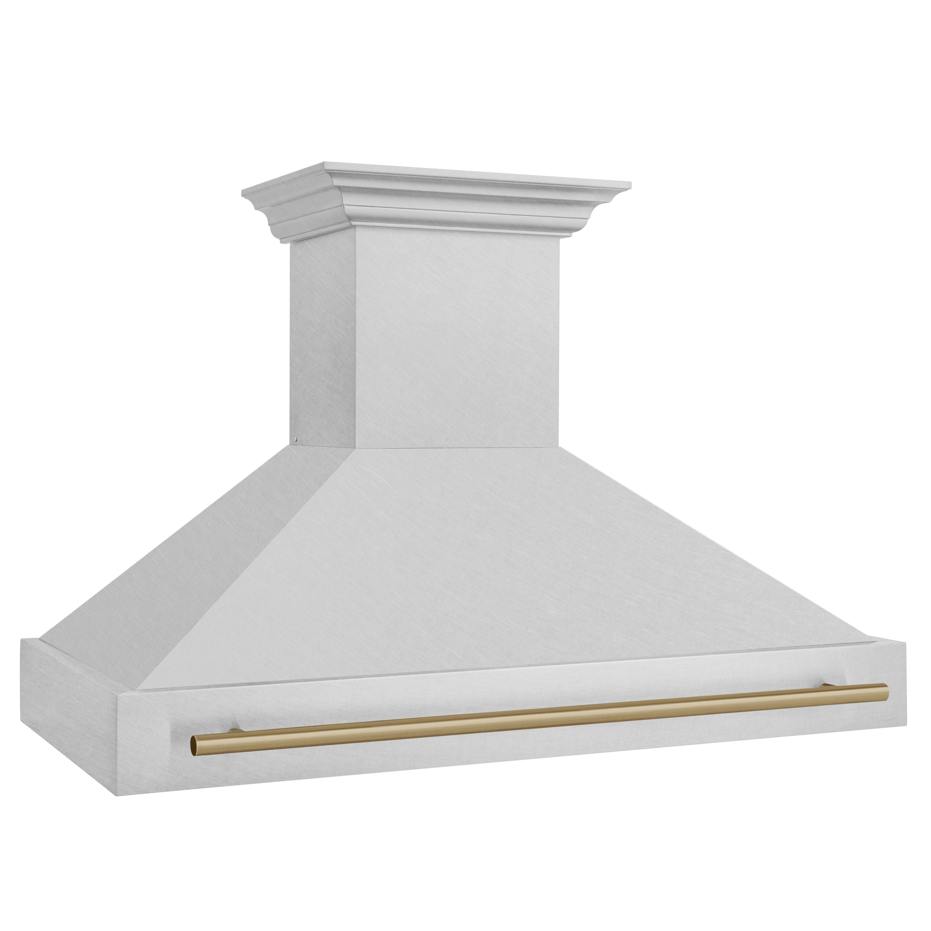 ZLINE Autograph Package - 48 In. Dual Fuel Range and Range Hood in Satin Stainless Steel with Champagne Bronze Accents, 2AKPR-RASRH48-CB