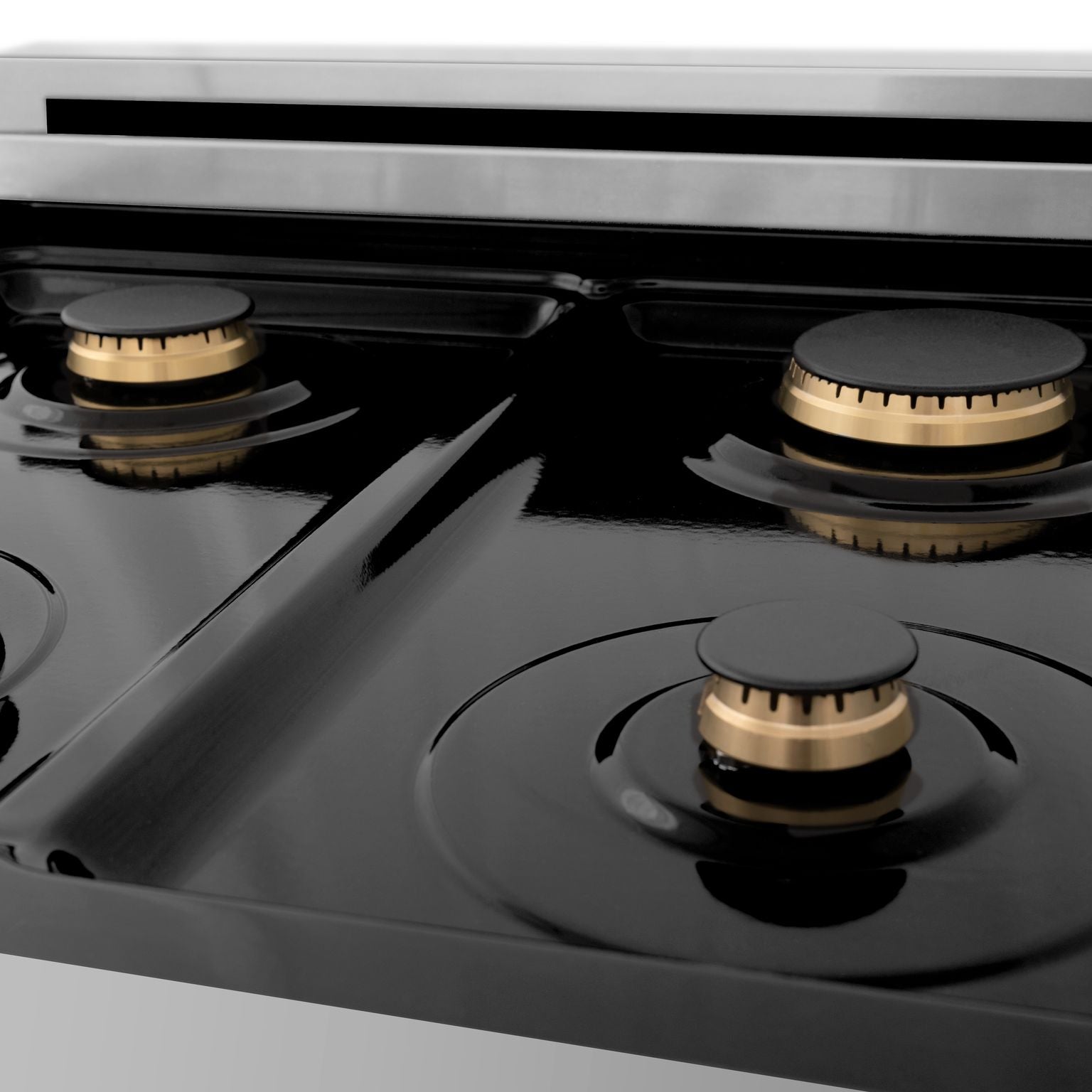 ZLINE Autograph 24" Dual Fuel Range, 2.8 cu. ft., Stainless Steel with Black Matte Accents (RAZ-24-MB)