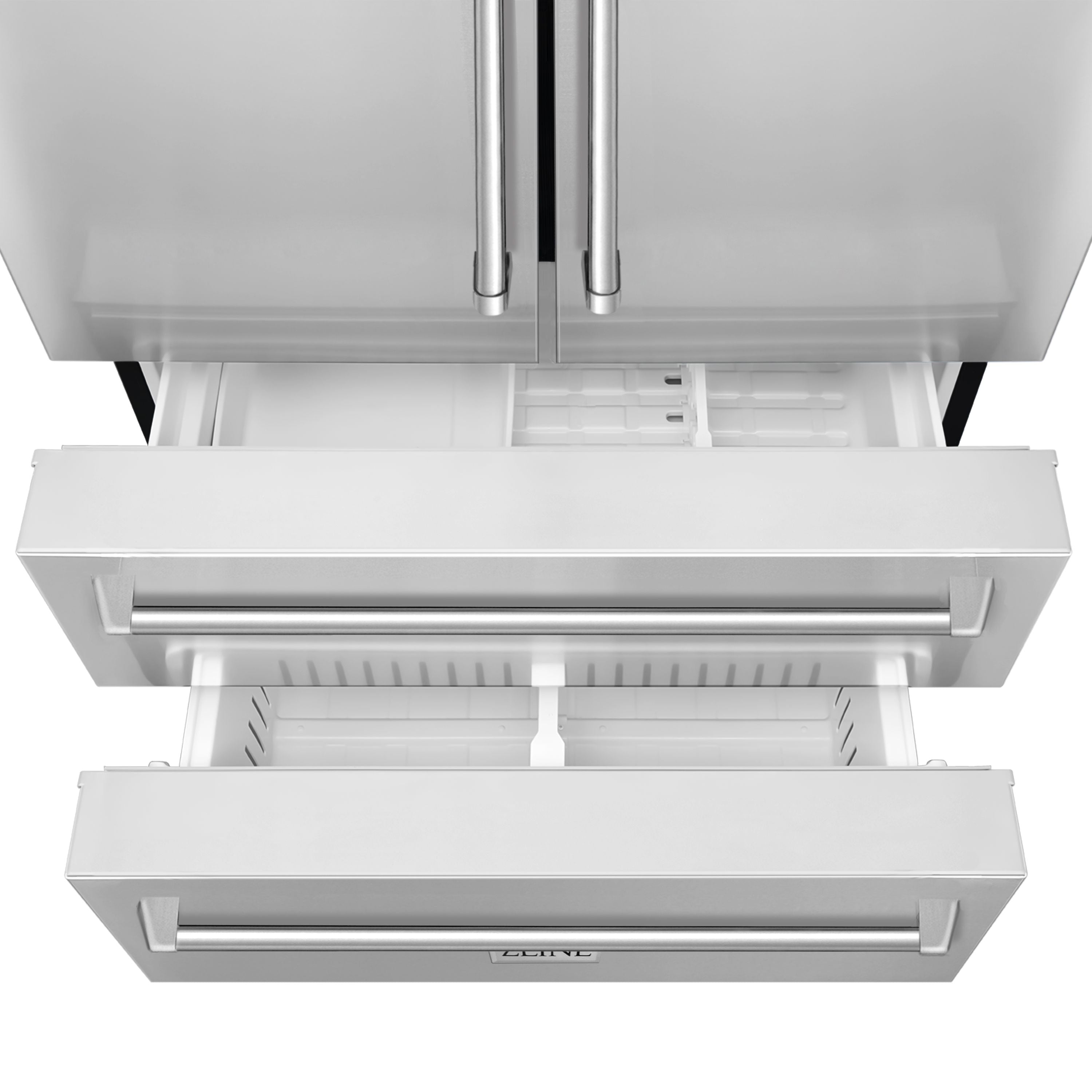 ZLINE Appliance Package - 60 In. Dual Fuel Range, 36 In. Refrigerator, Range Hood and 3-Rack Dishwasher in Stainless Steel, 4KPR-RARH60-DWV