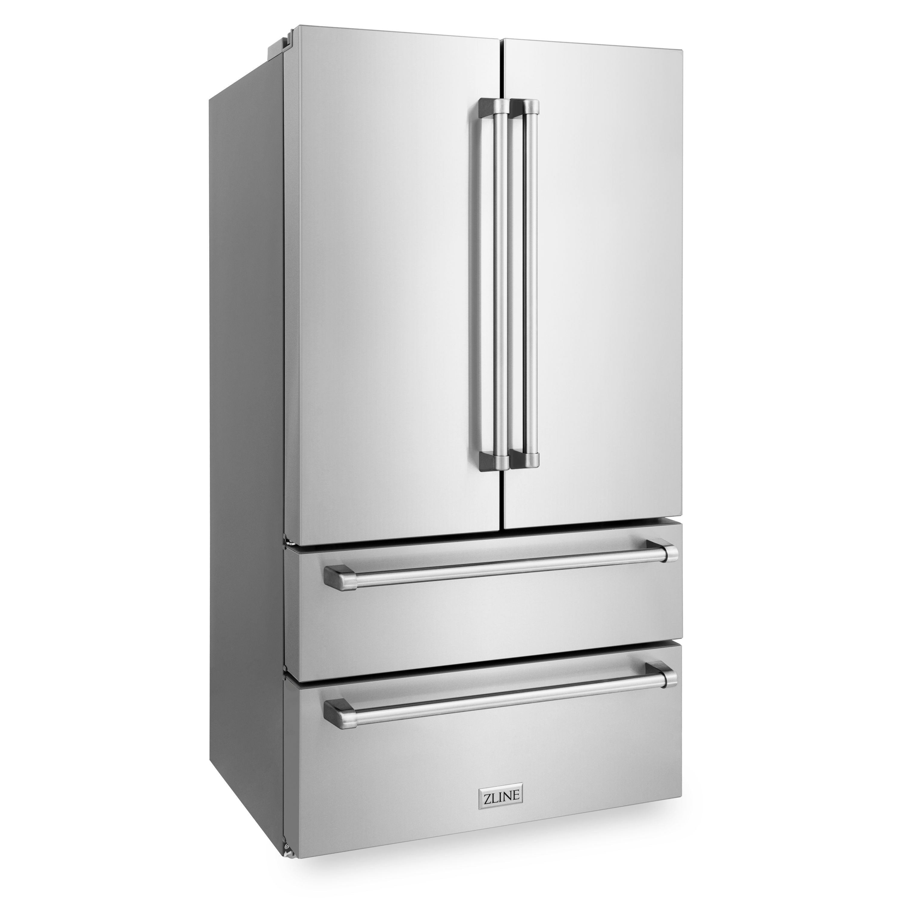 ZLINE 5-Piece Appliance Package - 60 In. Range, Range Hood, Refrigerator, Microwave and Dishwasher in Stainless Steel, 5KPR-RARH60-MWDWV
