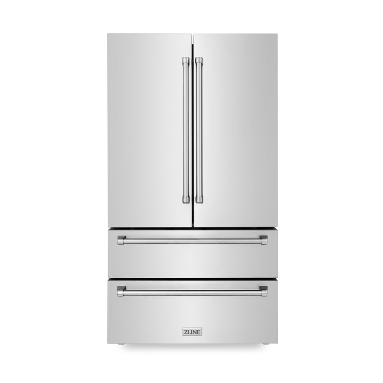 ZLINE Appliance Package - 30 in. Gas Range, Over The Range Microwave, 3 Rack Dishwasher, Refrigerator, 4KPR-SGROTRH30-DWV