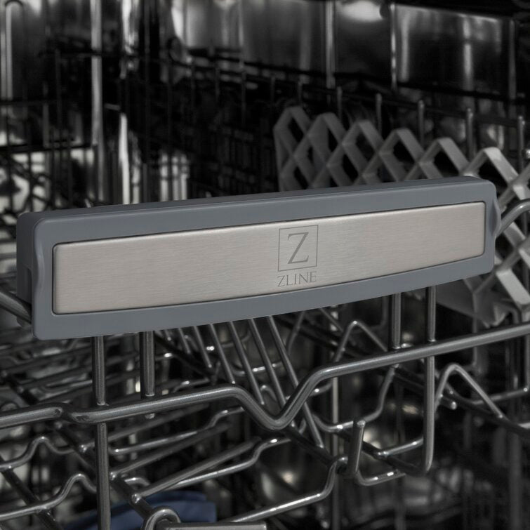 ZLINE 24" Tallac Series Built-In Dishwasher in Unfinished Wood With Stainless Steel Handles, DWV-UF-24