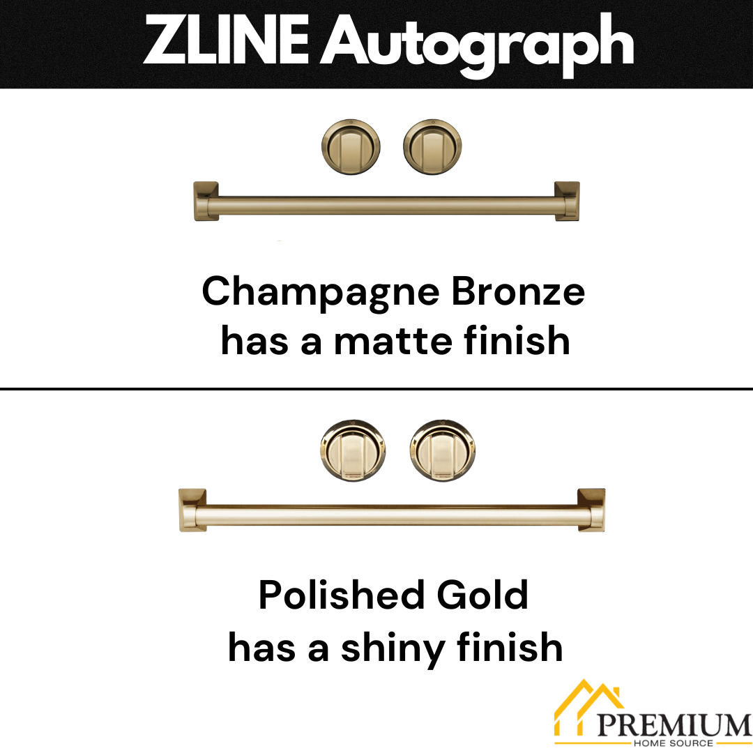 ZLINE Autograph Tallac Series 24-Inch Built-In Top Control Dishwasher with 3rd Rack, Tall Tub, Satin Stainless Steel Panel, Champagne Bronze Handle, 51 dBA, DWVZ-SN-24-CB