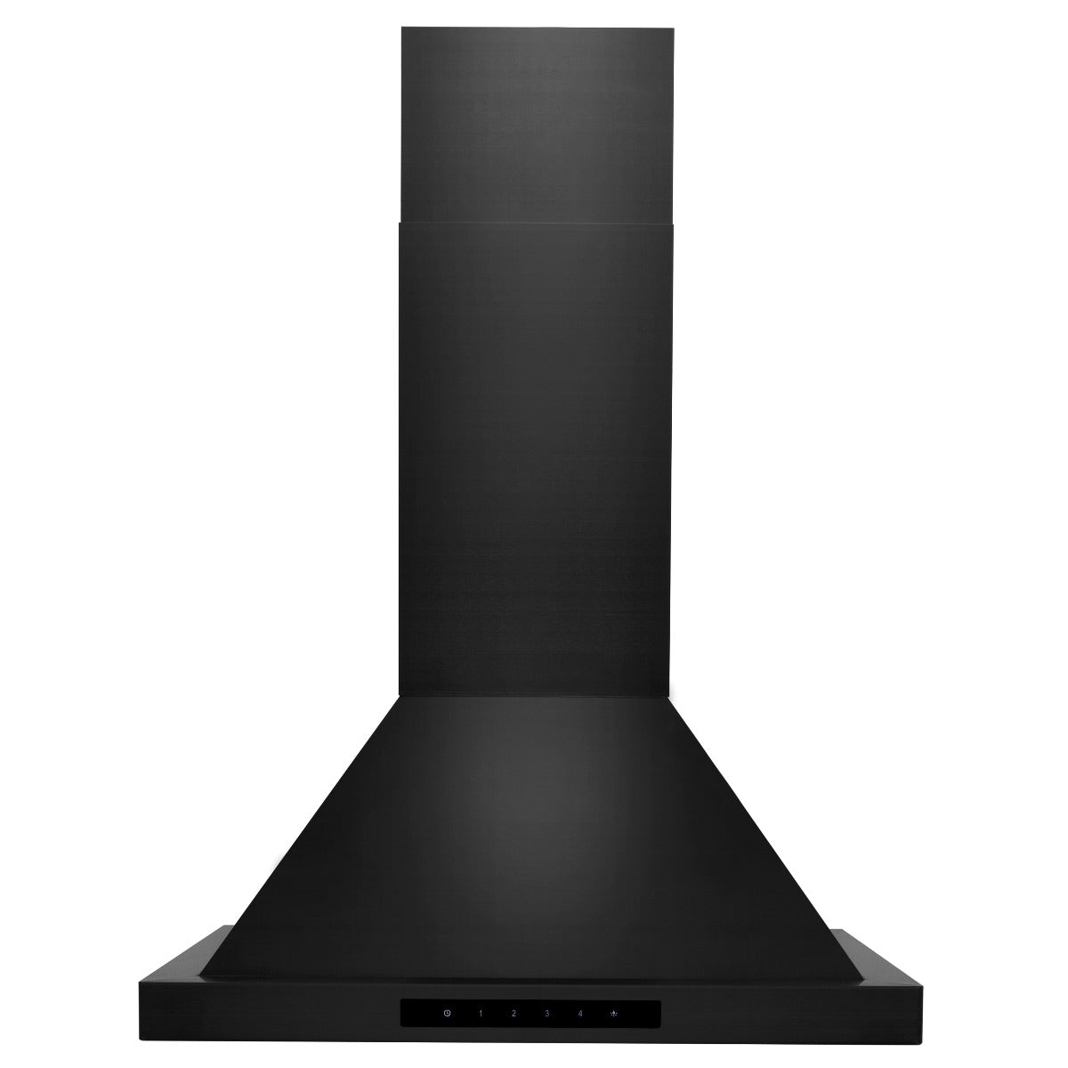 ZLINE 24 Inch Wall Mount Range Hood Convertible Vent Black Stainless Steel 400 CFM (BSKBN-24)