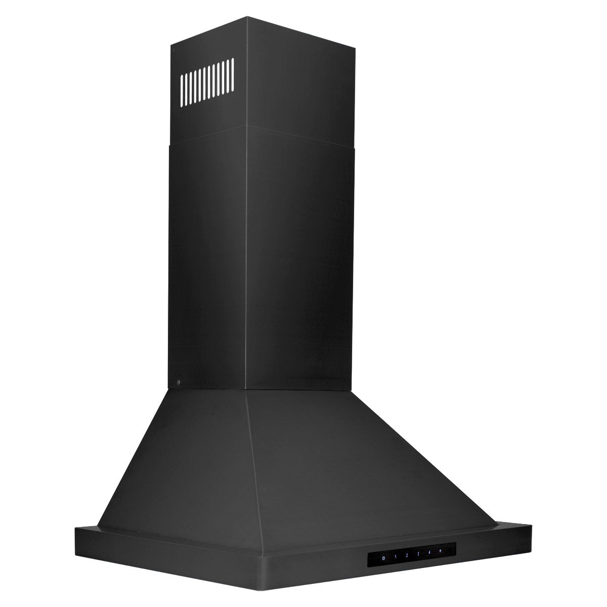 ZLINE 24 Inch Wall Mount Range Hood Convertible Vent Black Stainless Steel 400 CFM (BSKBN-24)
