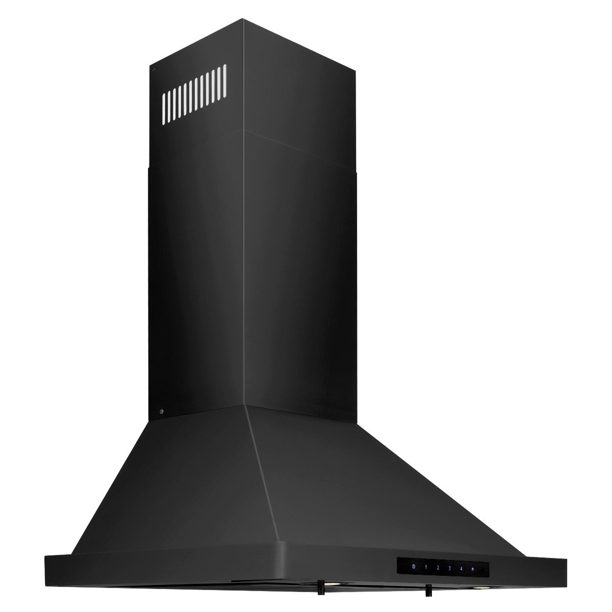 ZLINE 24 Inch Wall Mount Range Hood Convertible Vent Black Stainless Steel 400 CFM (BSKBN-24)