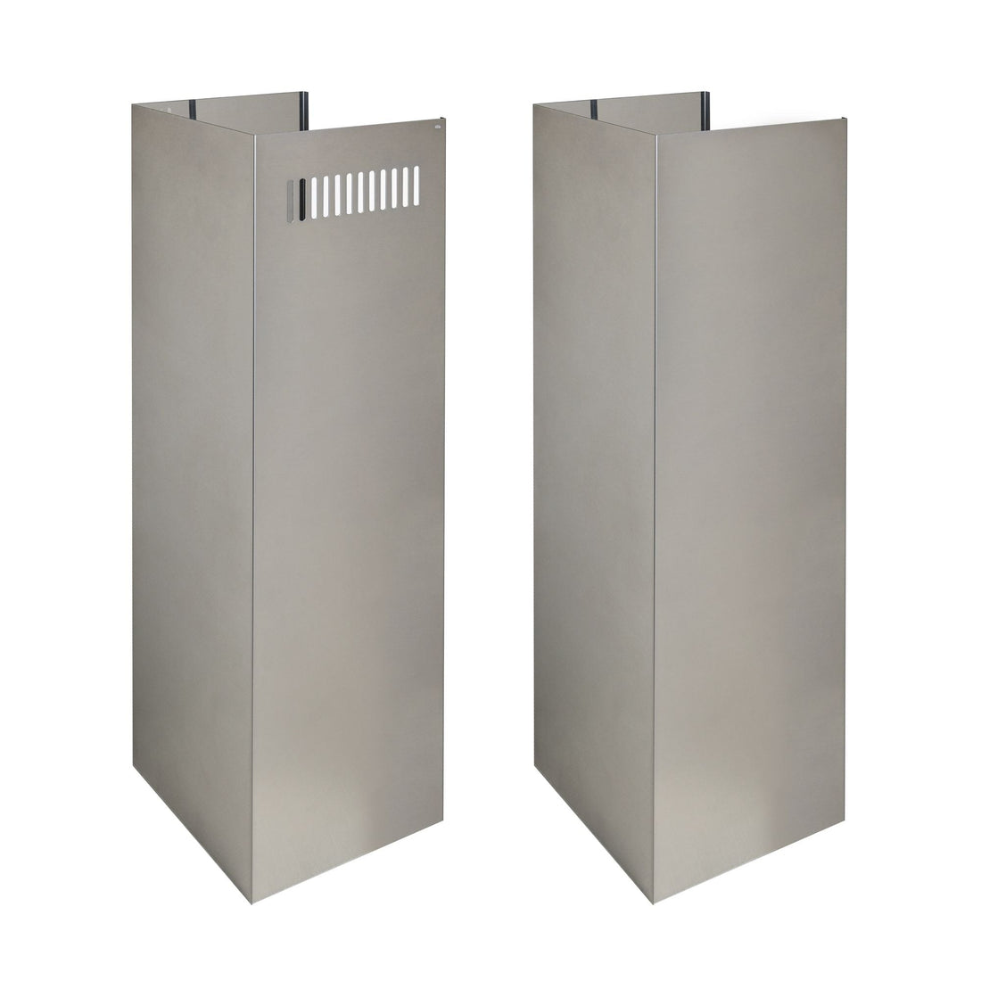 ZLINE 36 in. Range Hood Chimney Extension Kit for 10–12 ft Ceilings Stainless Steel (2PCEXT-GL9i)