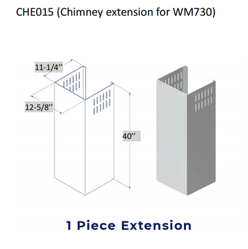 Hauslane Chimney Extension for WM-730 (CHE015)