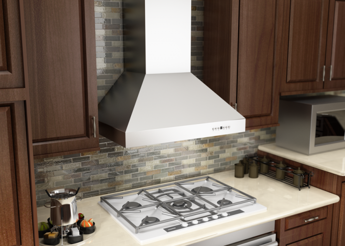 ZLINE 36 in Wall Mount Range Hood Ducted Stainless Steel 697-36