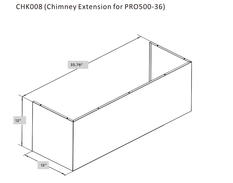 Hauslane Chimney Cover Kit for PRO500