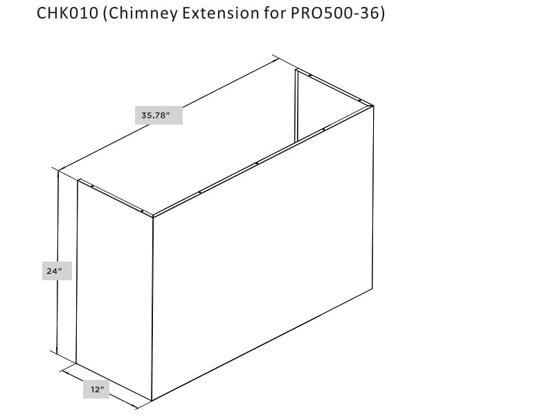 Hauslane Chimney Cover Kit for PRO500