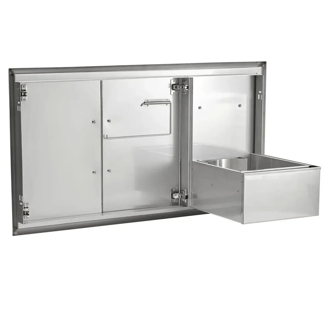 Coyote 45" Double Access Doors With Roll Out Trash