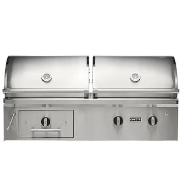 Coyote 50" Hybrid Built-In Gas and Charcoal Grill