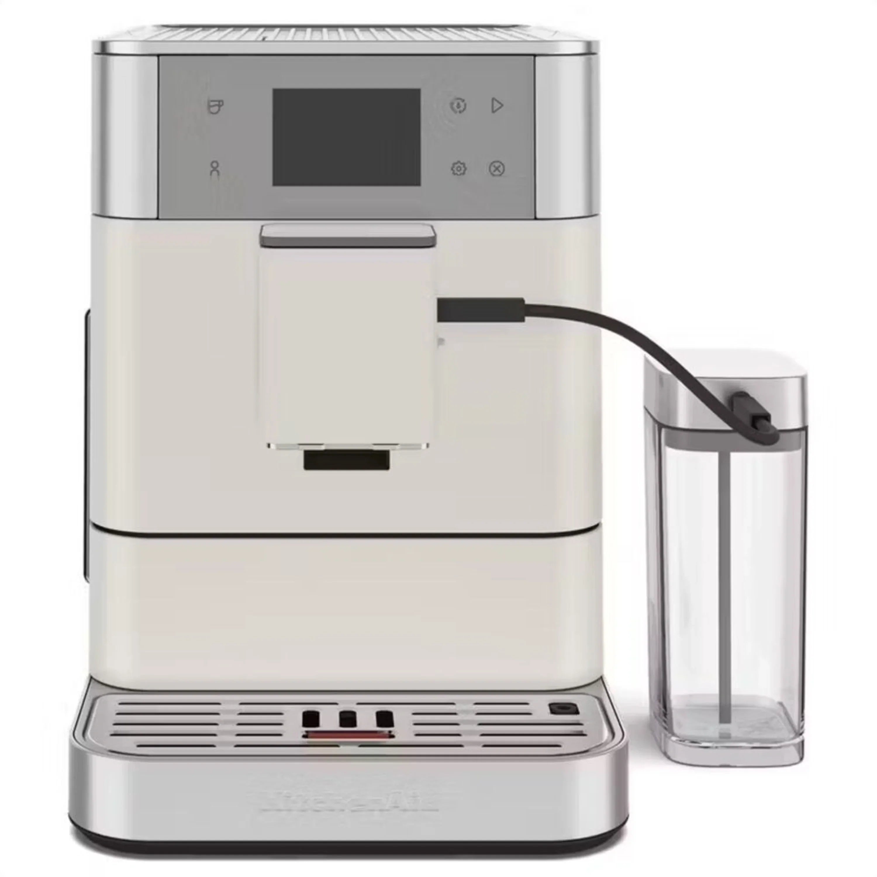 KitchenAid Fully Automatic Espresso Machine KF8 with Milk Container in Porcelain White (KES8558PL)