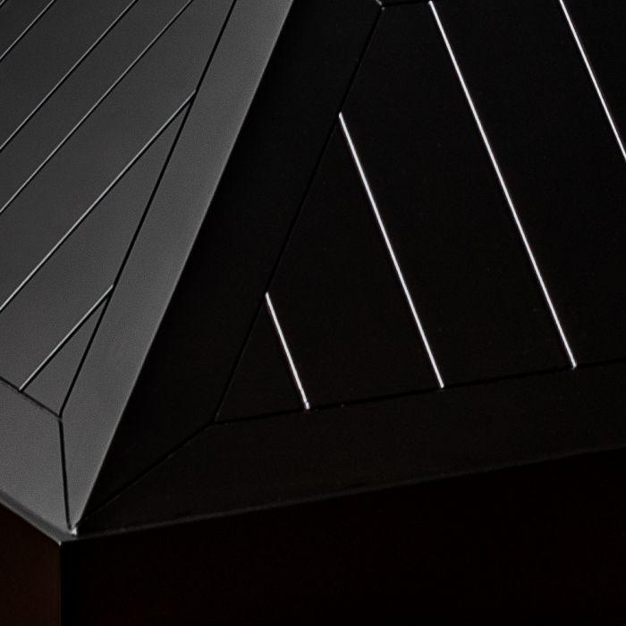 ZLINE 30 Inch Wooden Wall Mount Range Hood Black Finish (KPCC-30)