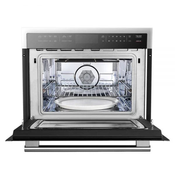 Forno Galiano 30-Inch Freestanding All-Electric Range with French Door Oven, 4.32 cu. ft., Stainless Steel (Model FFSEL6917-30)