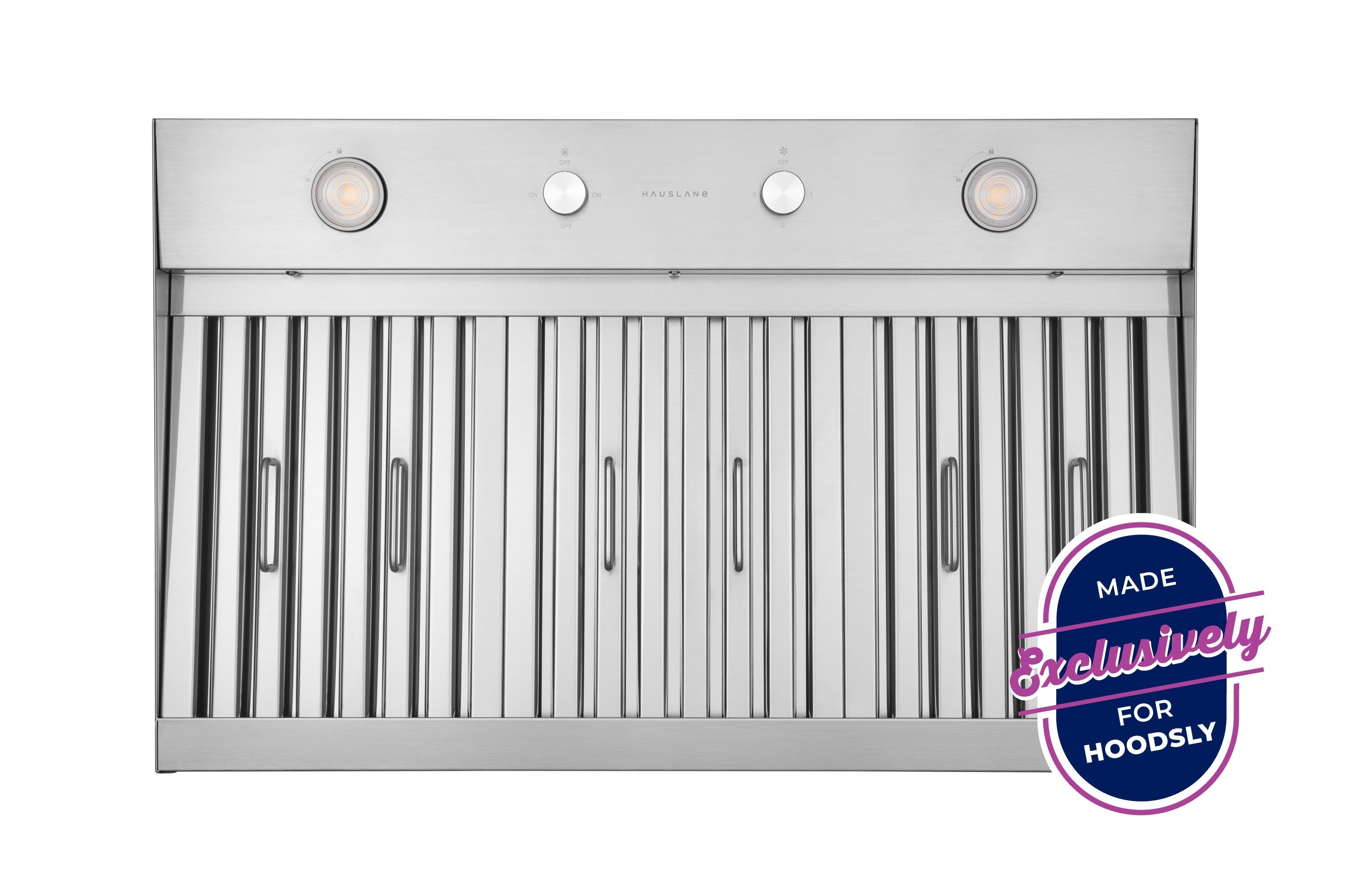Hauslane Convertible Insert Built-in Range Hood in Stainless Steel, 17.87-Inch Deep (IN-R230)