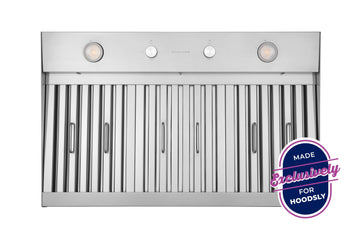 Hauslane Convertible Insert Built-in Range Hood in Stainless Steel, 17.87-Inch Deep (IN-R230)