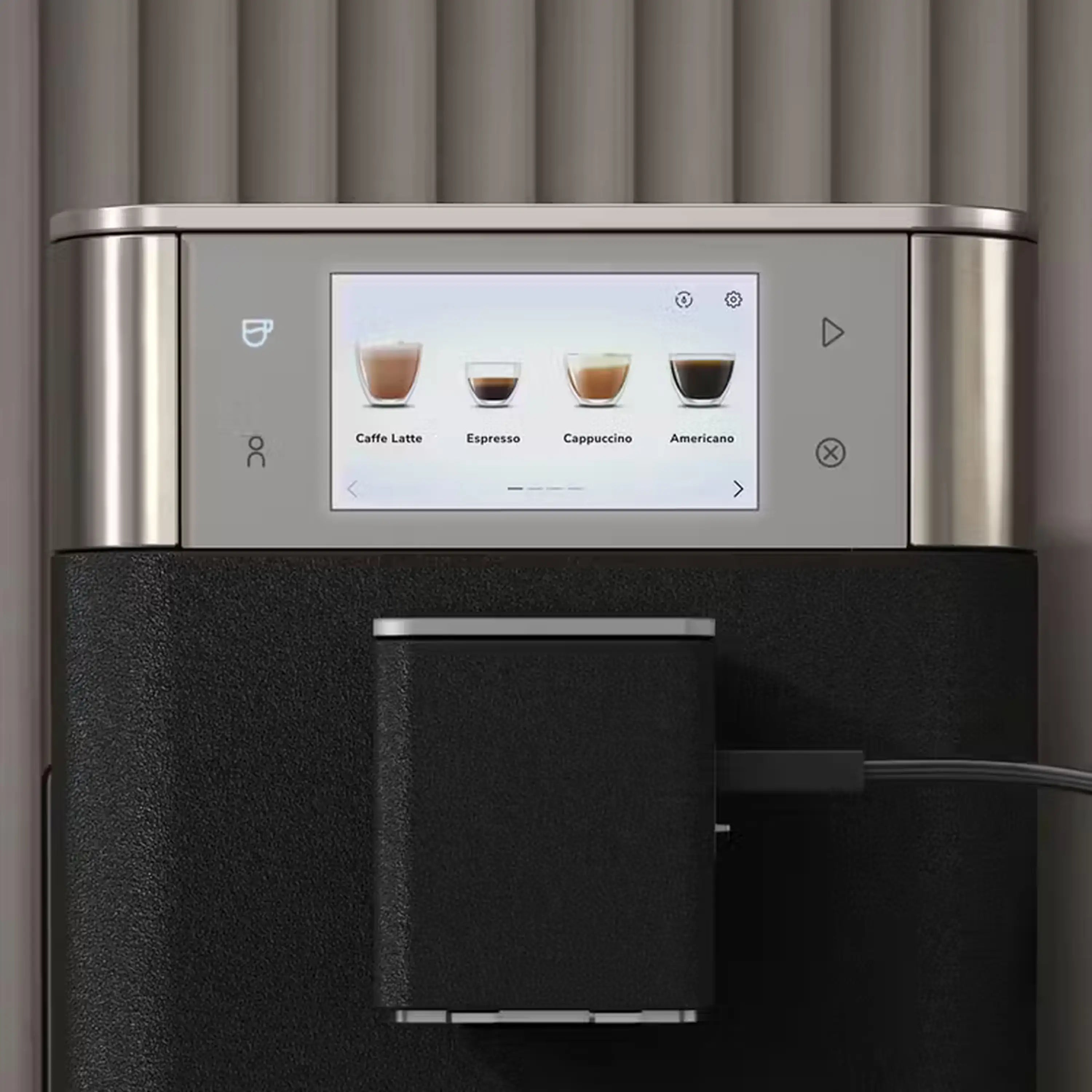 KitchenAid Fully Automatic Espresso Machine KF8 with Milk Container in Black (KES8558BK)