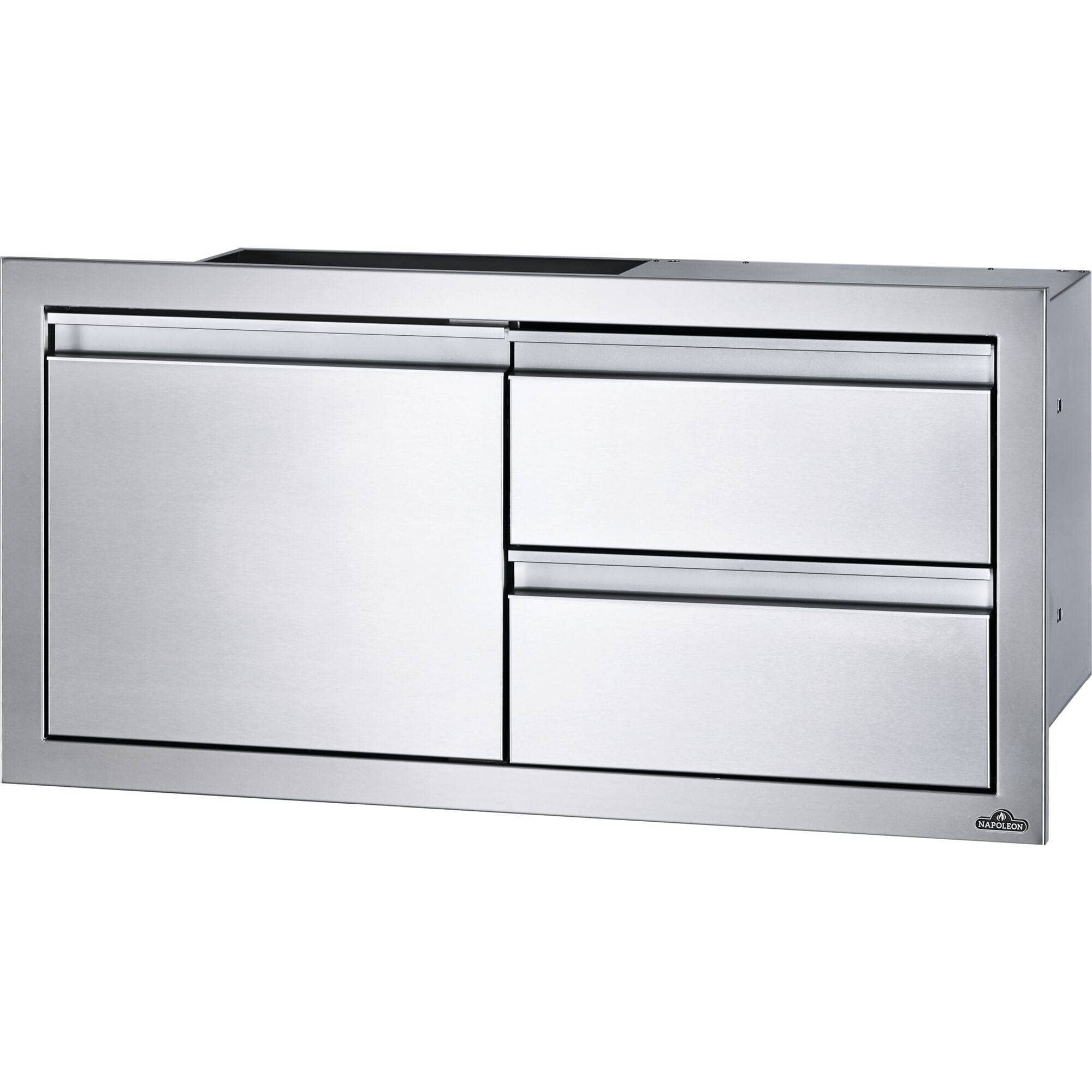 Napoleon 36" X 16" Single Door & Double Drawer Combo