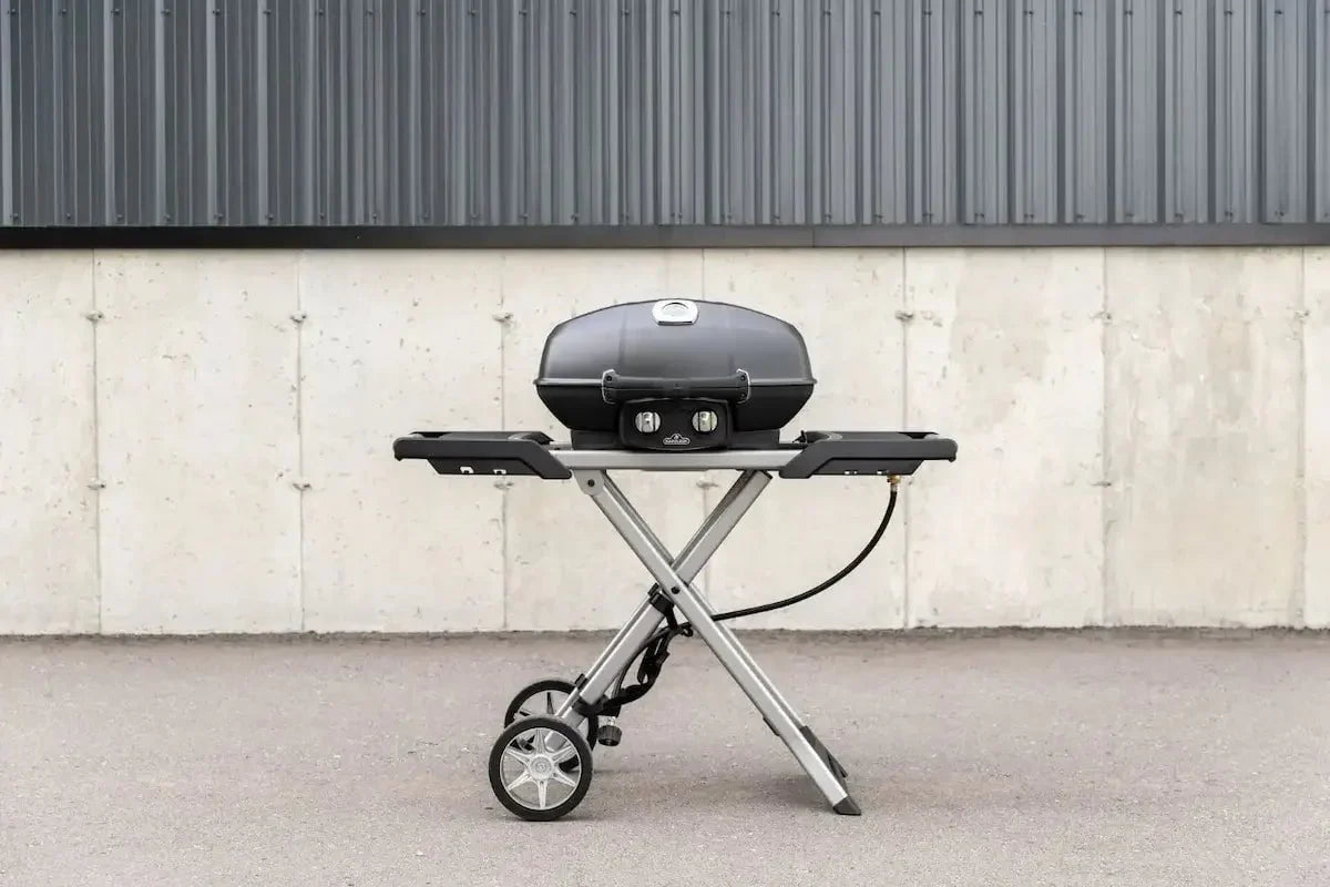 Napoleon Grills Travel PRO285X Portable Gas BBQ Grill on Scissor Cart
