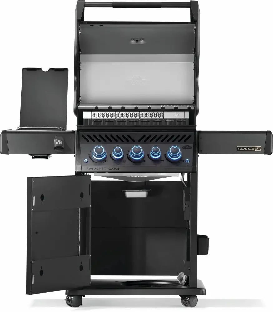 Napoleon Phantom Rogue® PRO-S 425 Gas BBQ Grill with Infrared Side and Rear Burners, Matte Black