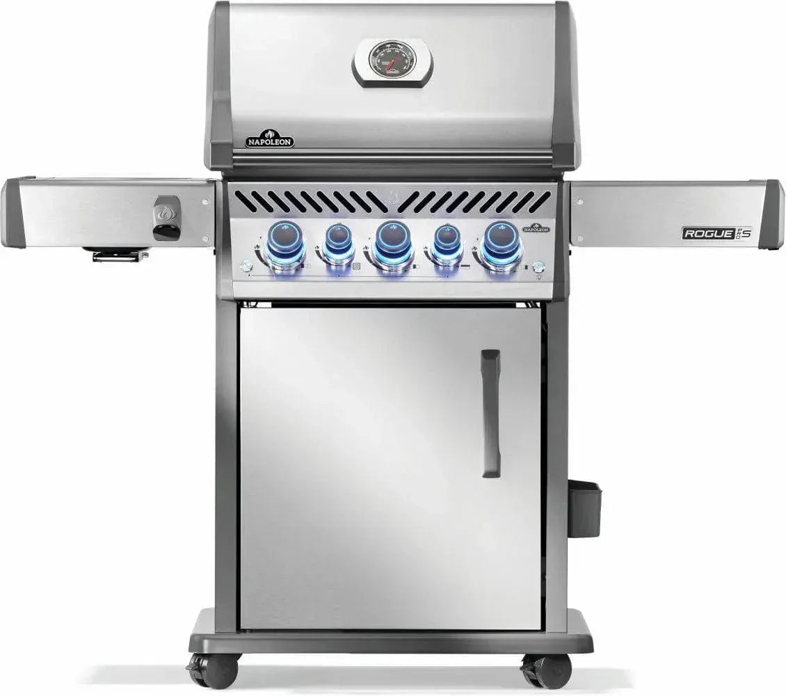 Napoleon Rogue PRO-S 425 Gas BBQ Grill with Infrared Side and Rear Burners, Stainless Steel