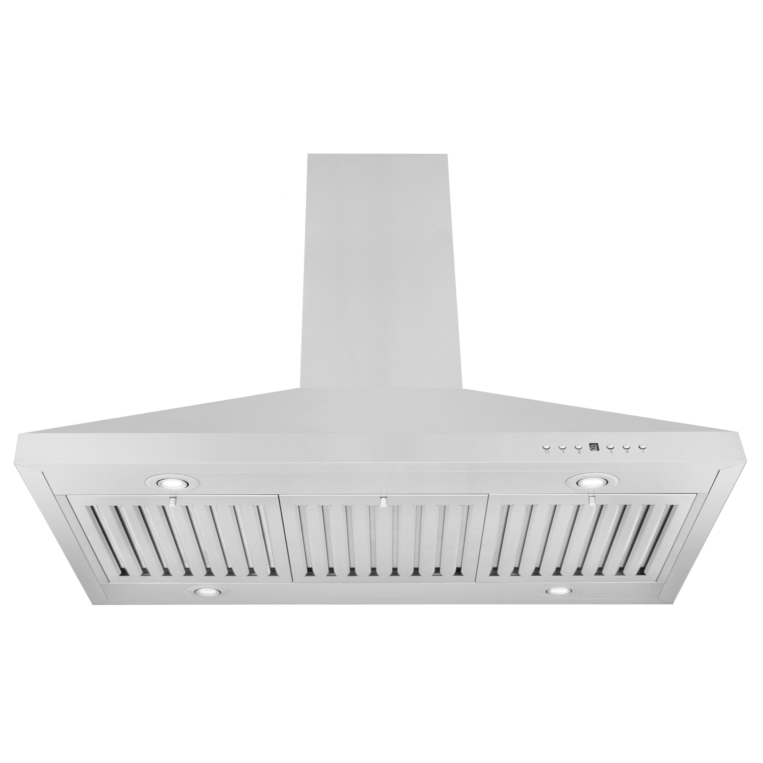 ZLINE 48 Inch Island Mount Range Hood Convertible Stainless Steel 400 CFM (KL3i-48)