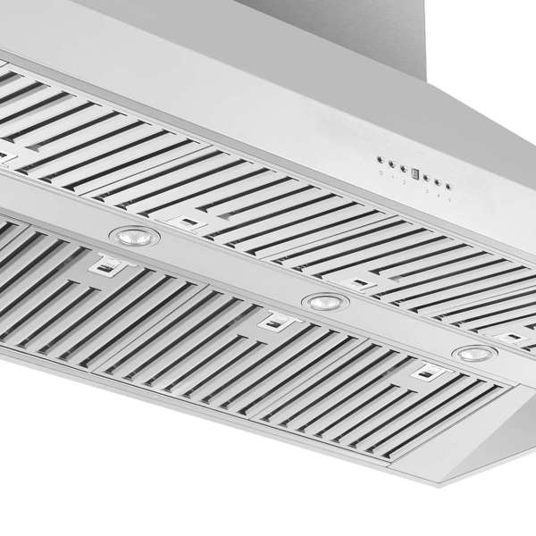 Forno Coppito 60-Inch Island-Mount Range Hood, 1200 CFM, Stainless Steel (Model FRHIS5129-60)