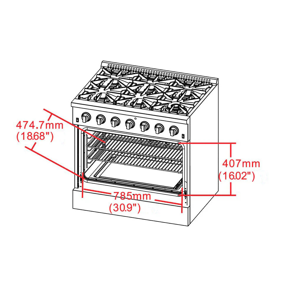 Forno Galiano 30-Inch Freestanding Dual Fuel Range with Gas Cooktop, Electric Oven, 4.32 Cu. Ft., Stainless Steel (FFSGS6356-30)
