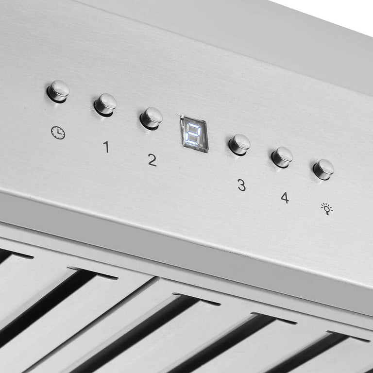 FORNO Package - 36" Electric French Door Range and Wall Mount Range Hood, AP-FFSEL6917-36-2PK-1