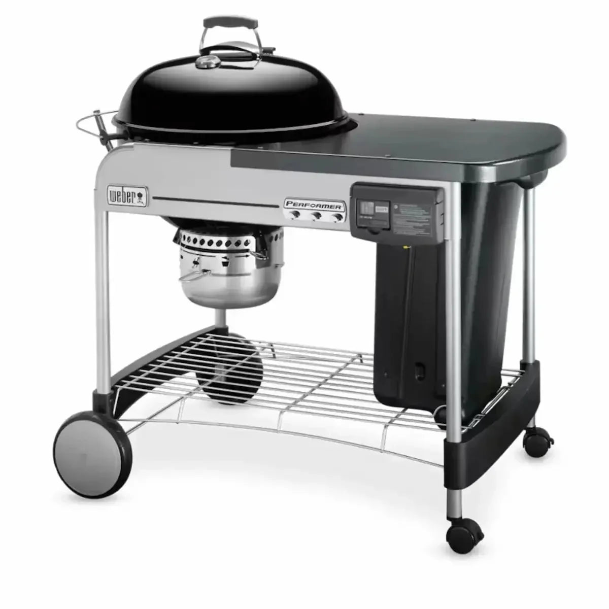 Weber Performer Deluxe Charcoal BBQ Grill, 22.5" in Black