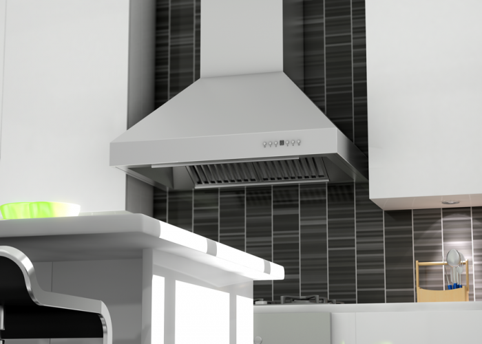 ZLINE 36 in Wall Mount Range Hood Ducted Stainless Steel Professional Ventilation 667-36