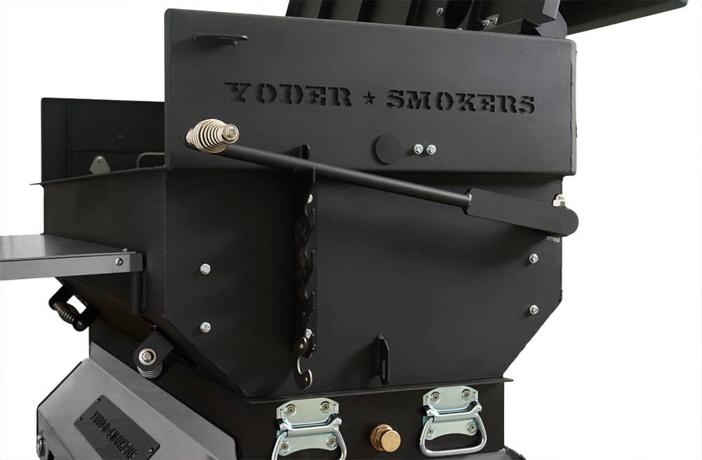 Yoder Smokers 24x36 Flat Top Adjustable Charcoal Grill on Competition Cart