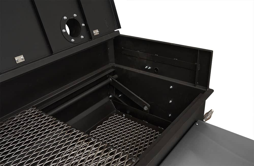 Yoder Smokers 24x36 Flat Top Adjustable Charcoal Grill on Competition Cart